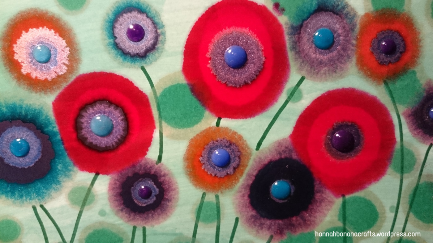 Alcohol ink flowers