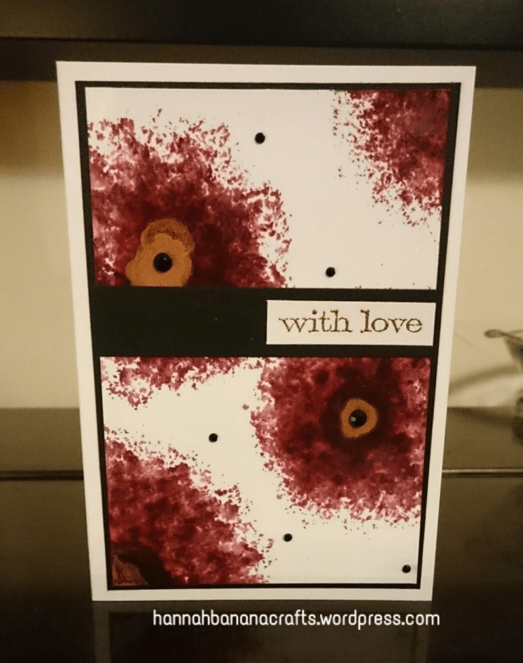 Ranger Tim Holtz alcohol ink splodge flowers