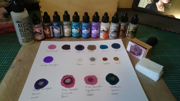 Ranger Tim Holtz alcohol ink supplies