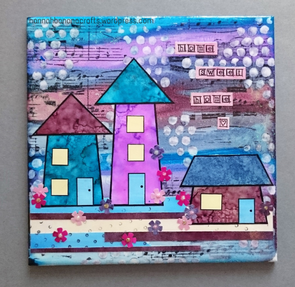 Ranger alcohol ink and yupo tile