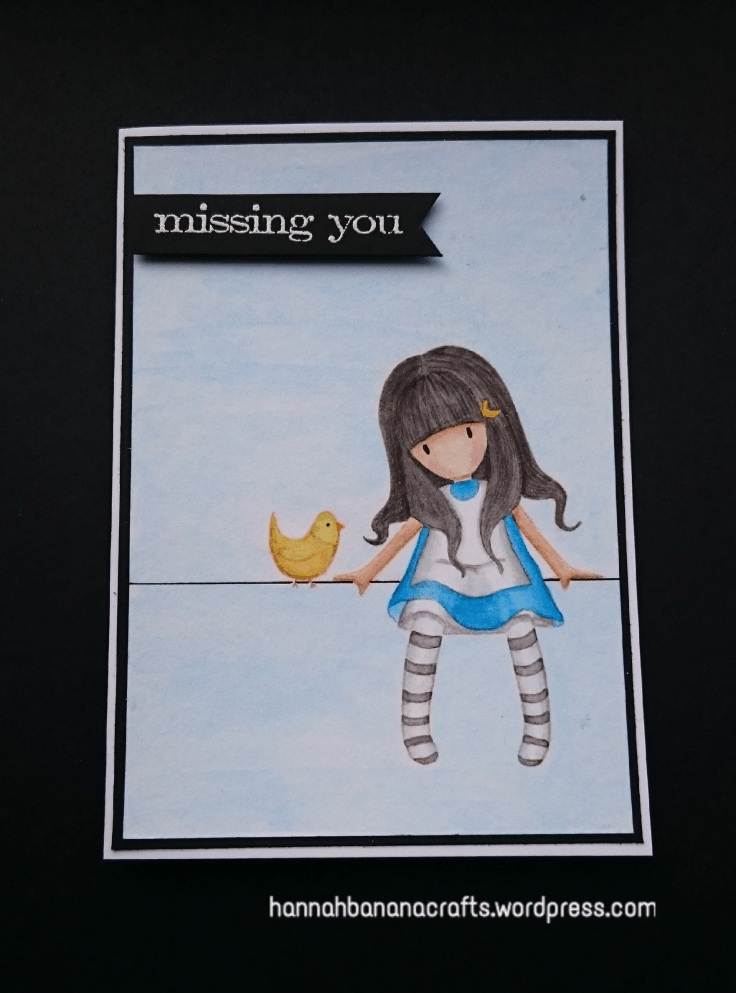 No Line Gorjuss Girl Watercolour