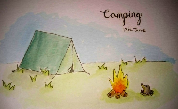 Doodle Camping