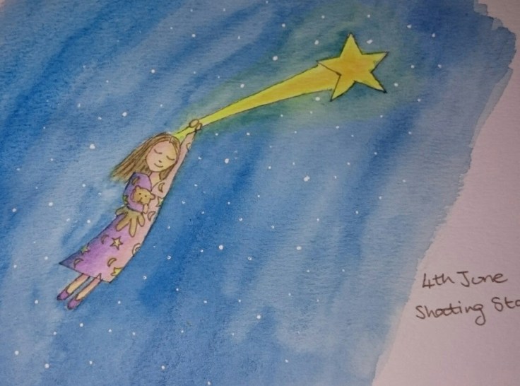 Shooting Star doodle