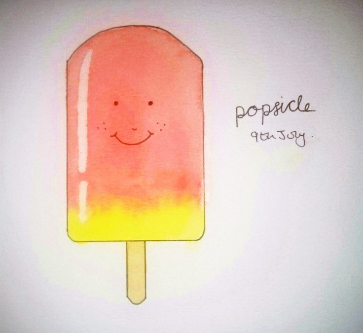 Doodle ice lolly