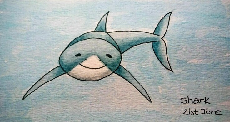Shark doodle