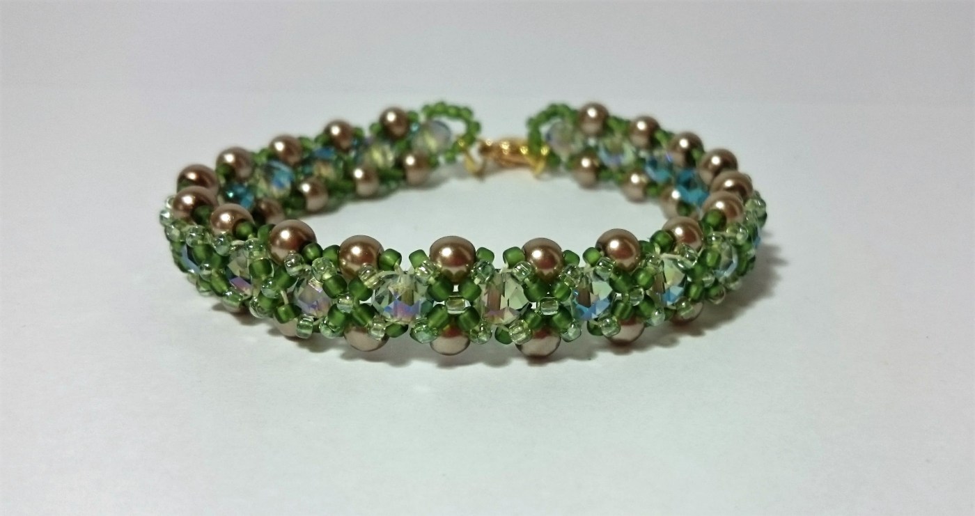 Right angle weave bracelet