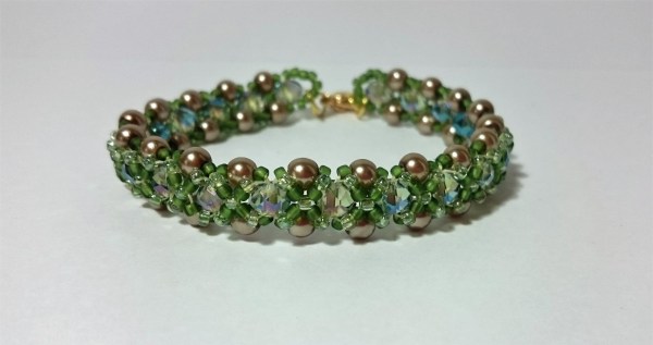 Right angle weave bracelet