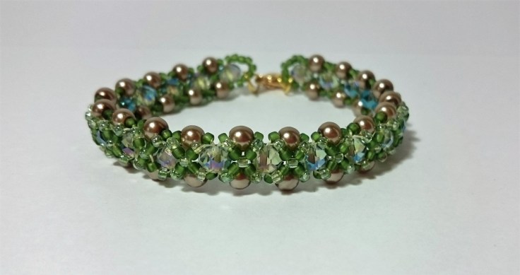 Right angle weave bracelet