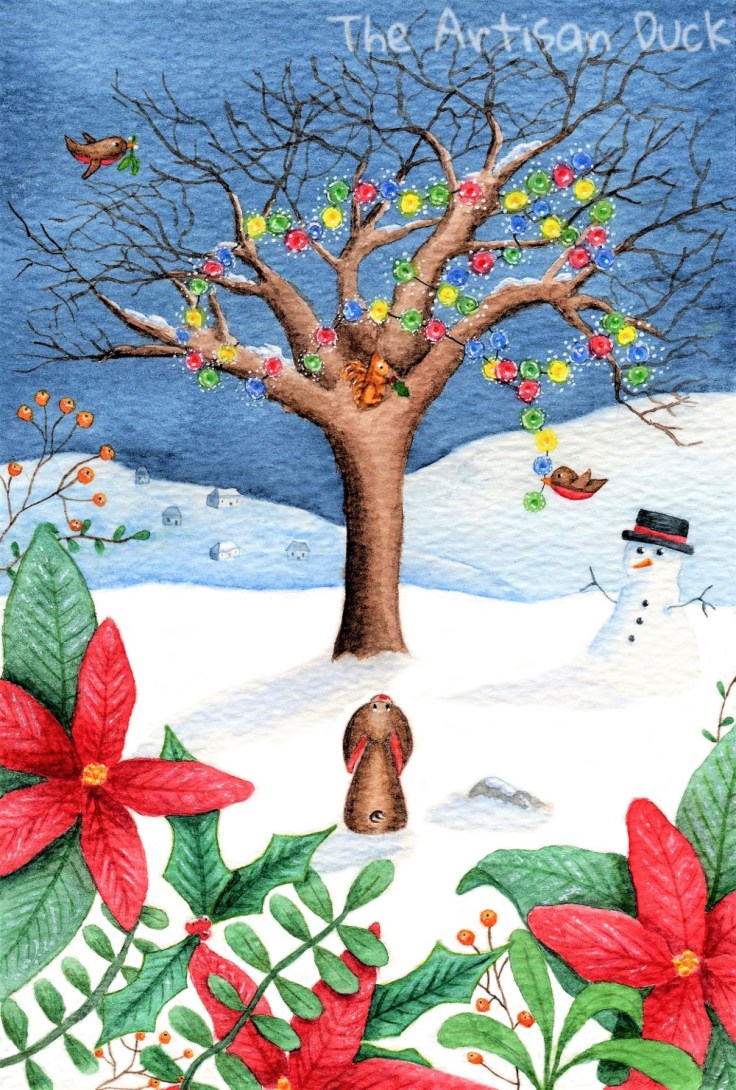 Winter magic illustration