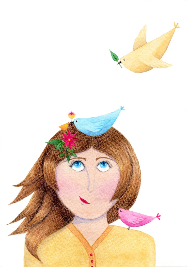 Week 2 feathered animals illustration