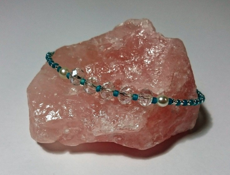 Simple crystal bracelet 1