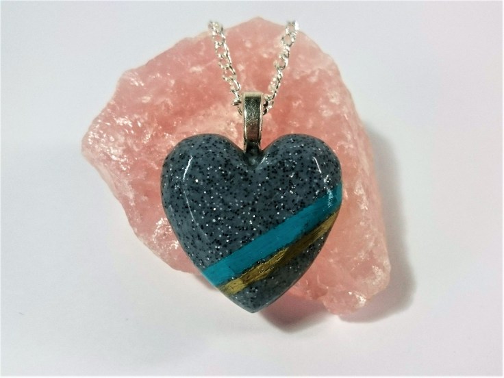 Faux concrete necklace 4