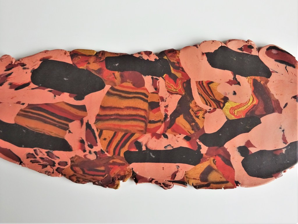 Polymer clay Bargello tutorial