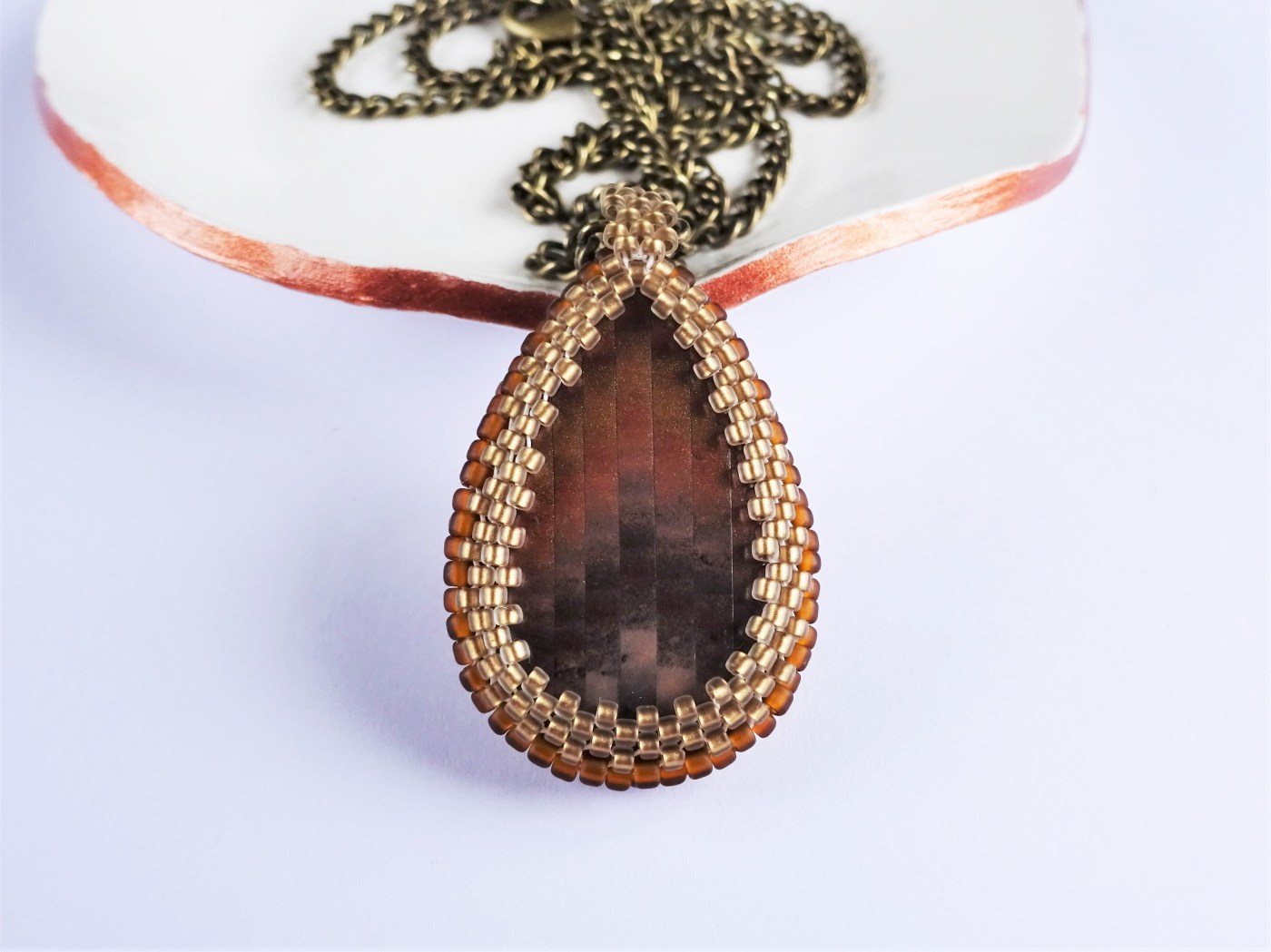 Polymer clay Bargello tutorial