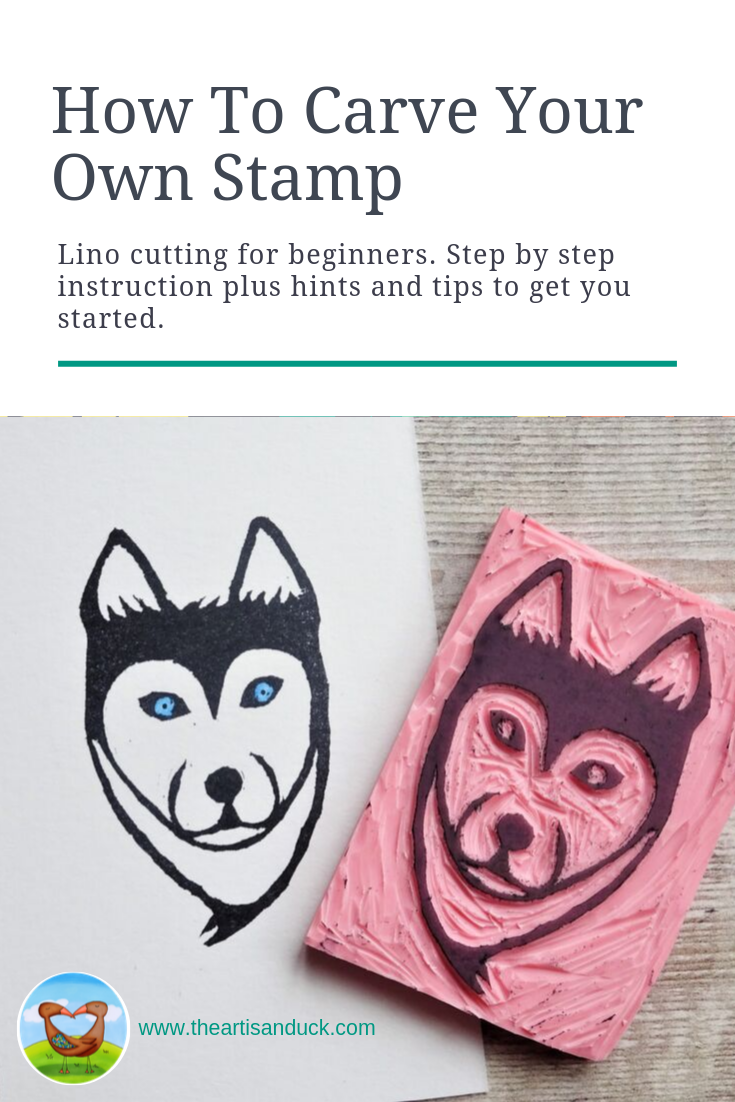 How to carve your own stamp Lino cutting for beginners