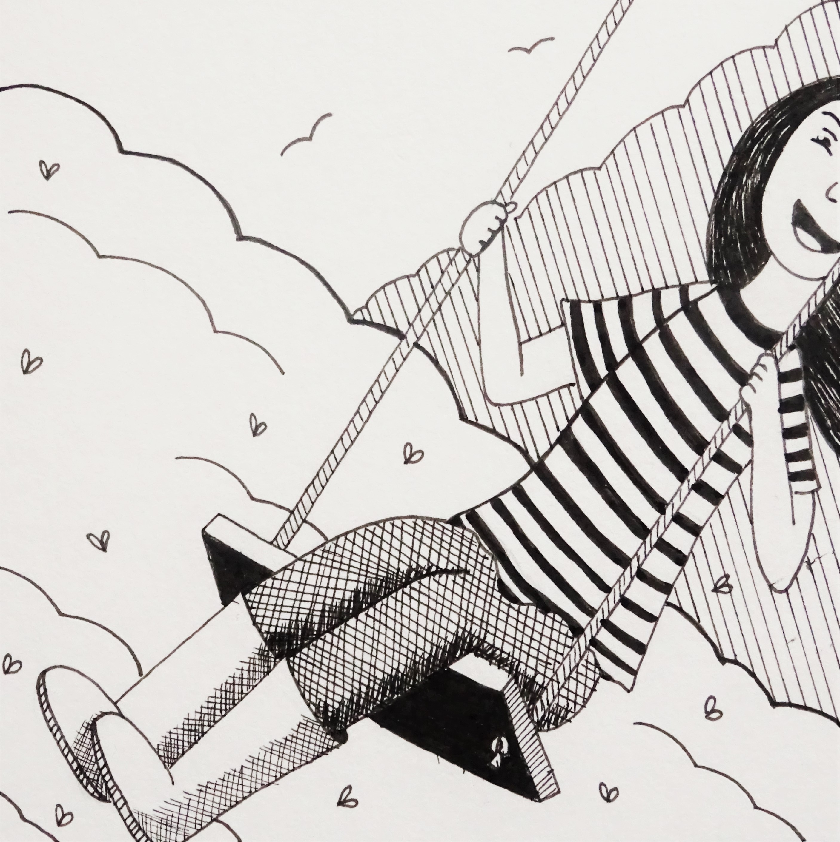 Inktober 2019 Day 9 Swing