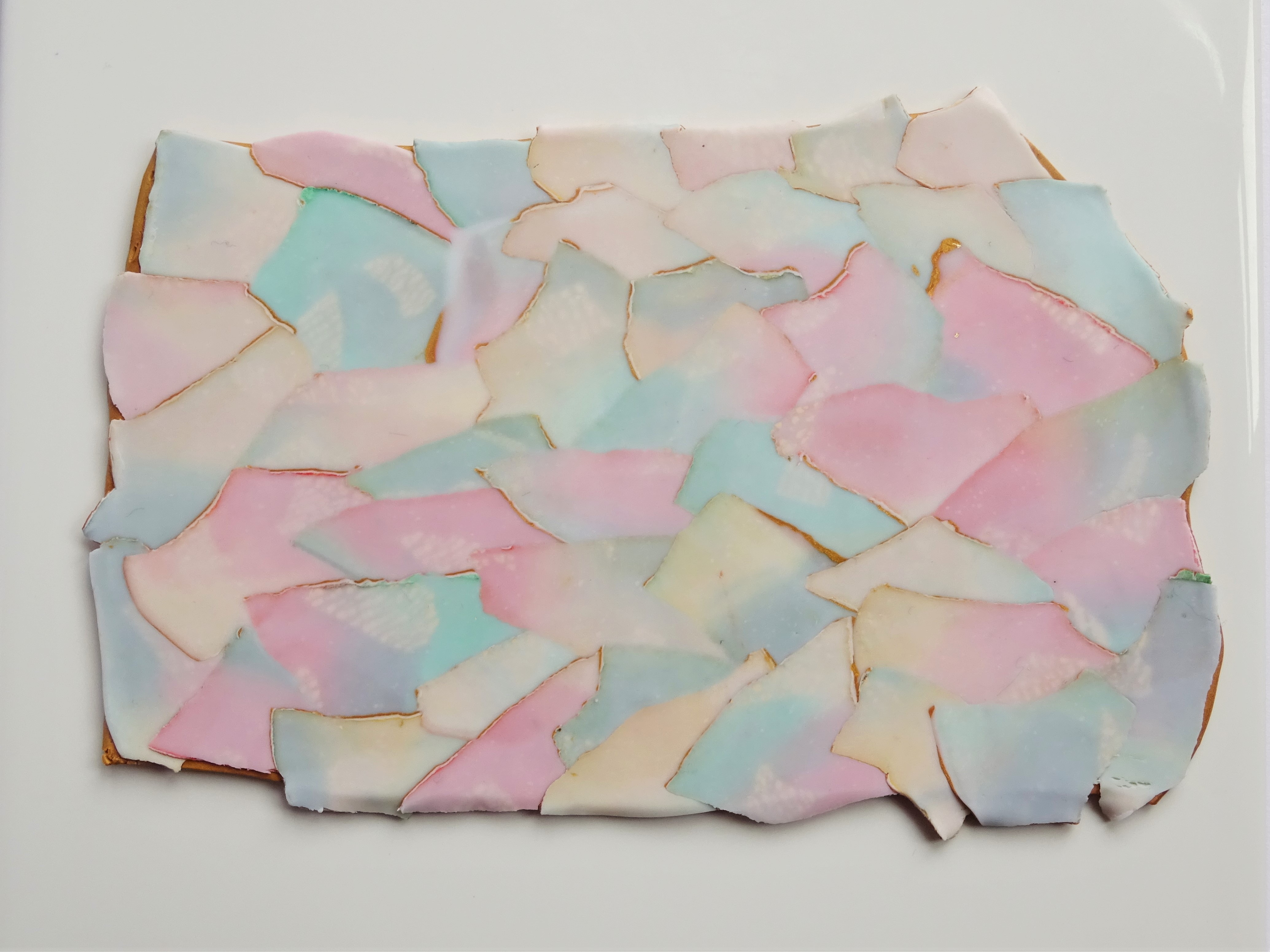 Polymer clay watercolour technique leaf tutorial