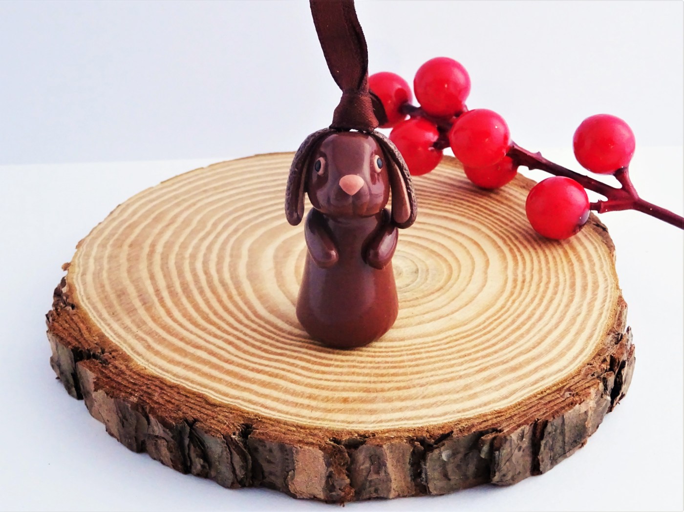 Woodland Christmas Rabbit decoration