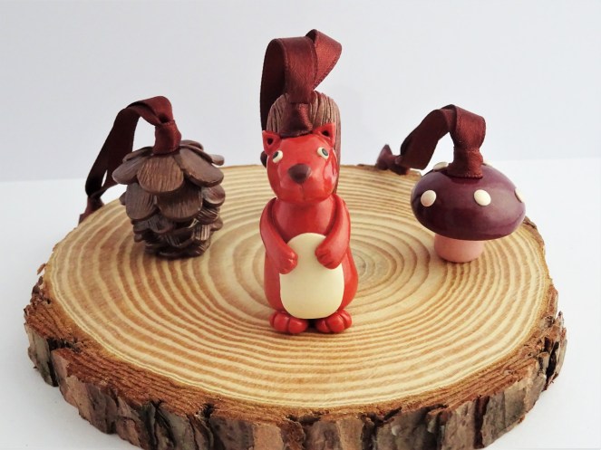 Woodland Christmas Squirrel decoration