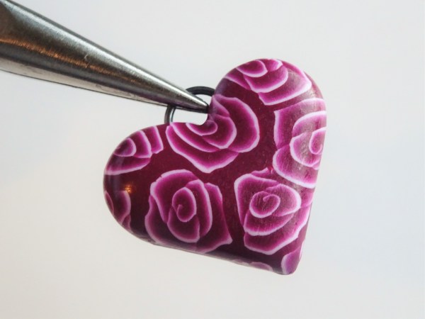 How to add a bail jump ring to polymer clay pendants