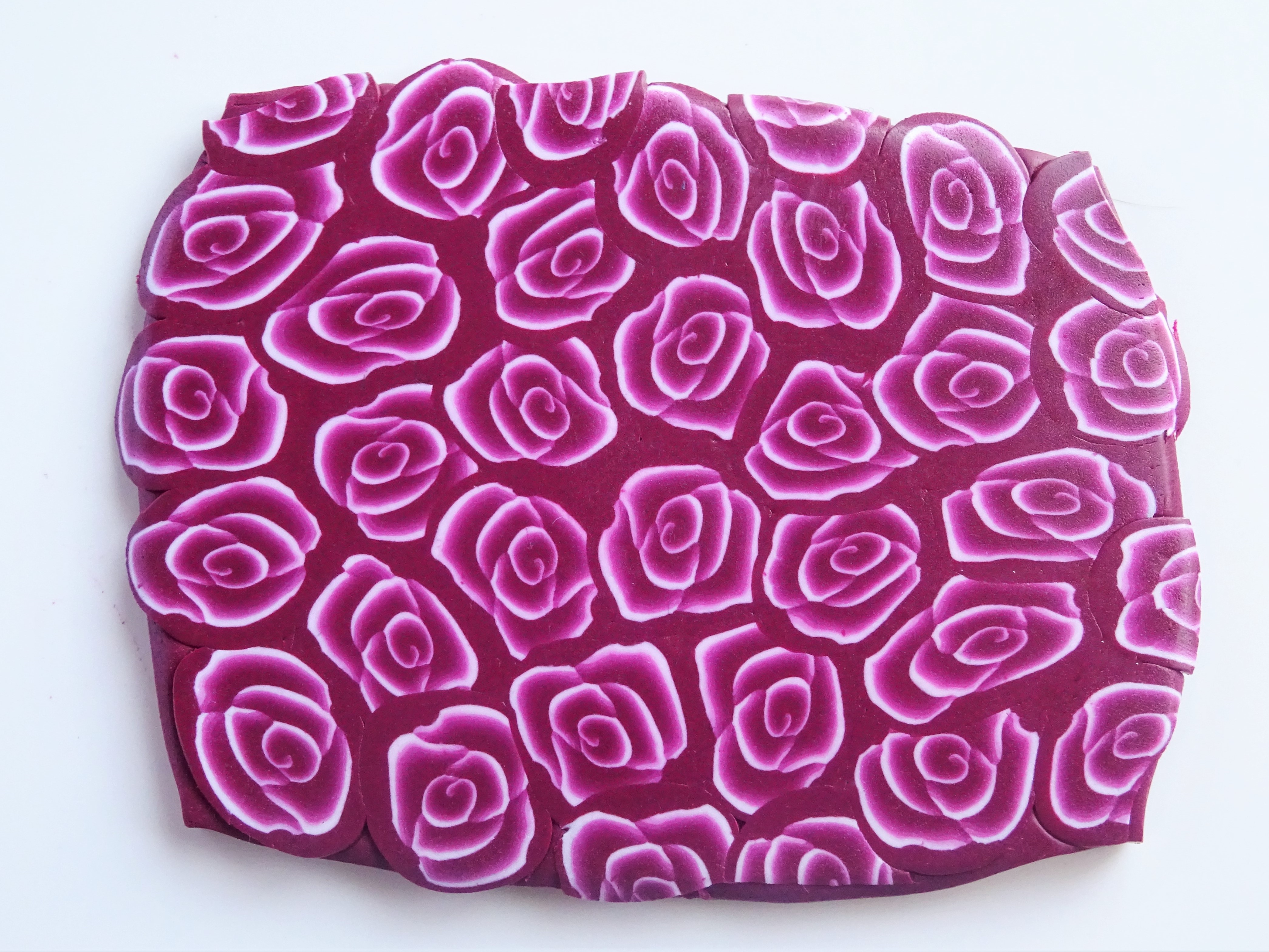 How to use a polymer clay cane to make pedants jewellery