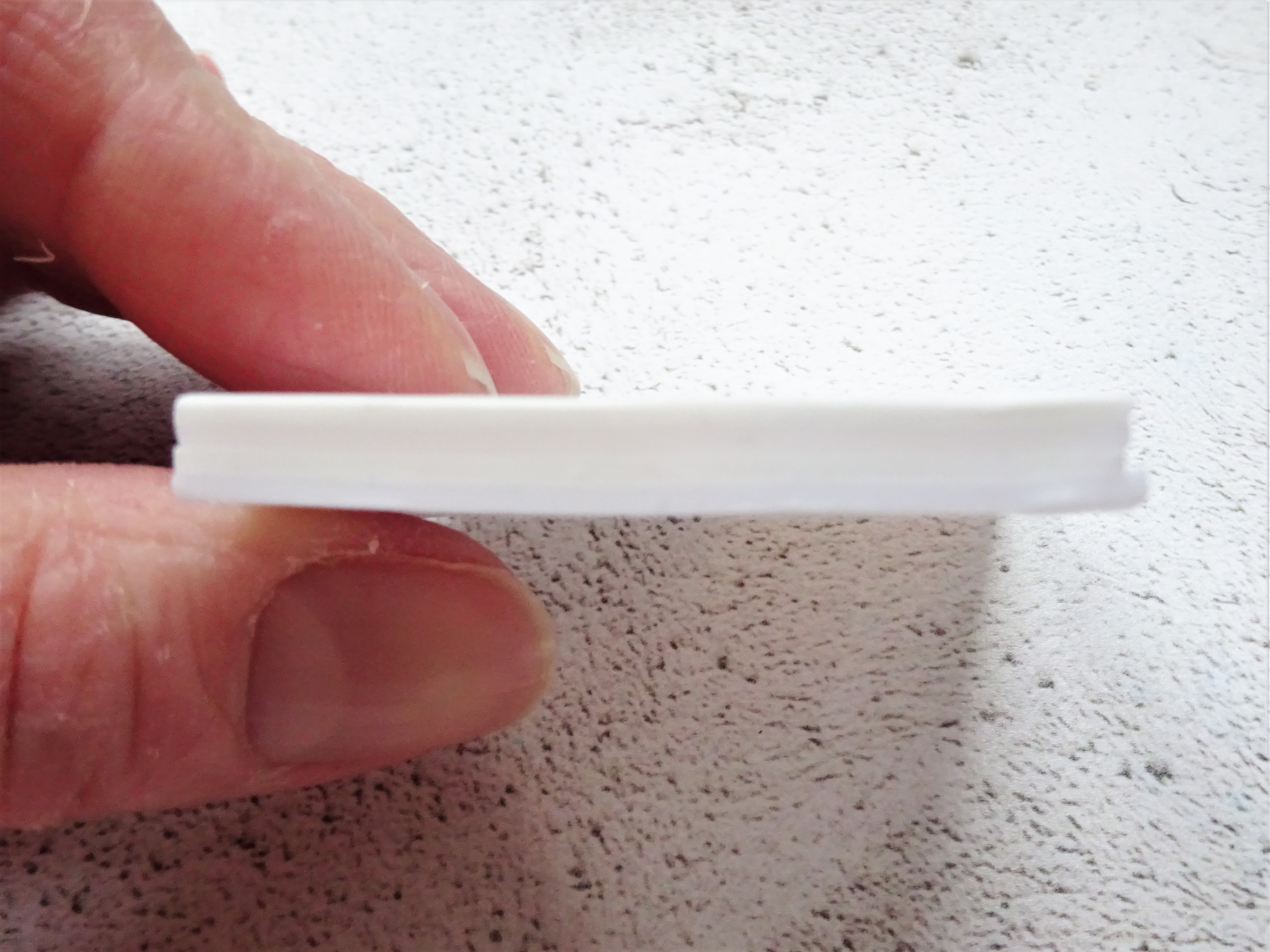 Polymer clay translcuet and white aztec cane with watercolour technique