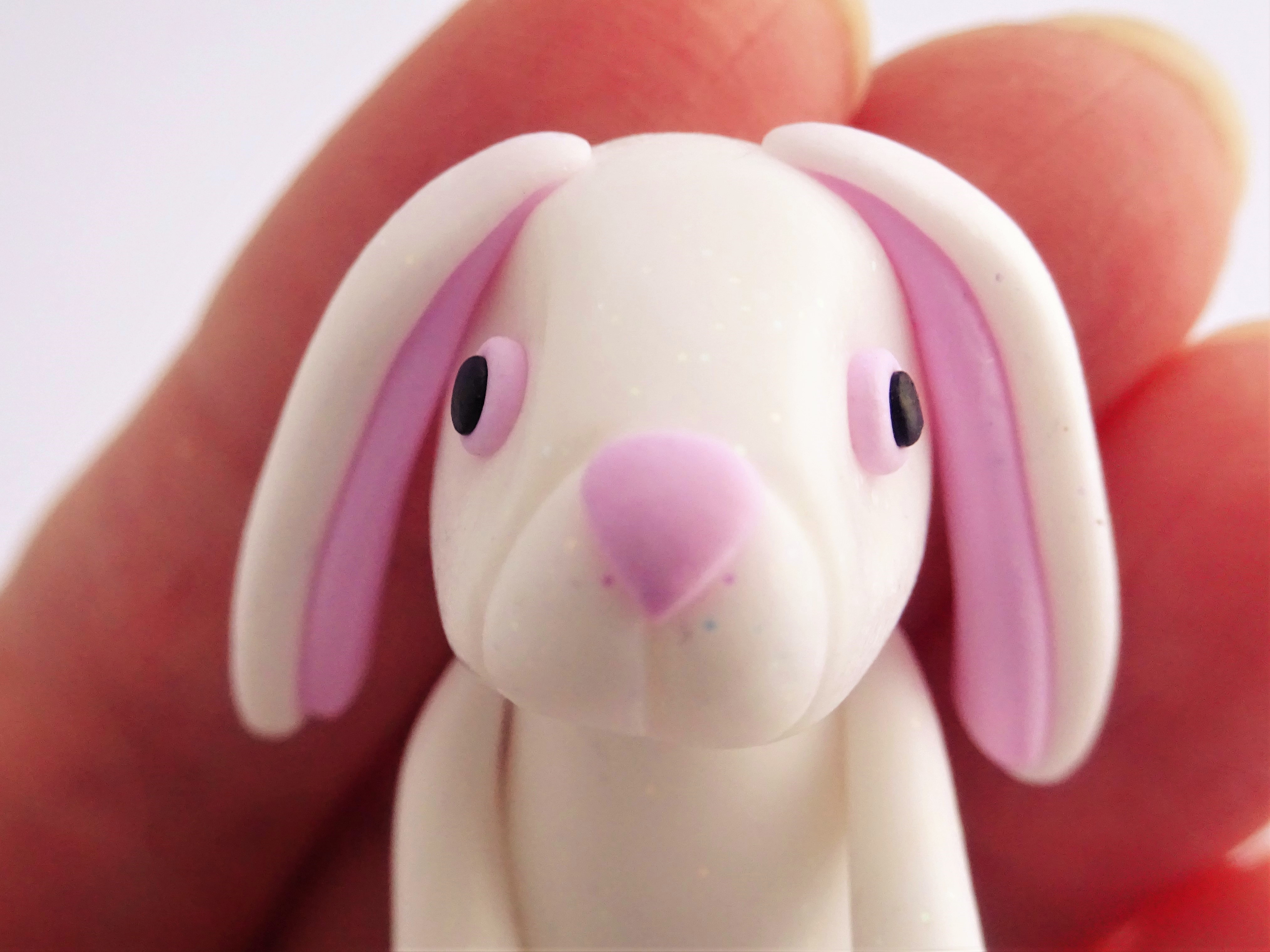 Easter bunny spring rabbit polymer clay tutorial