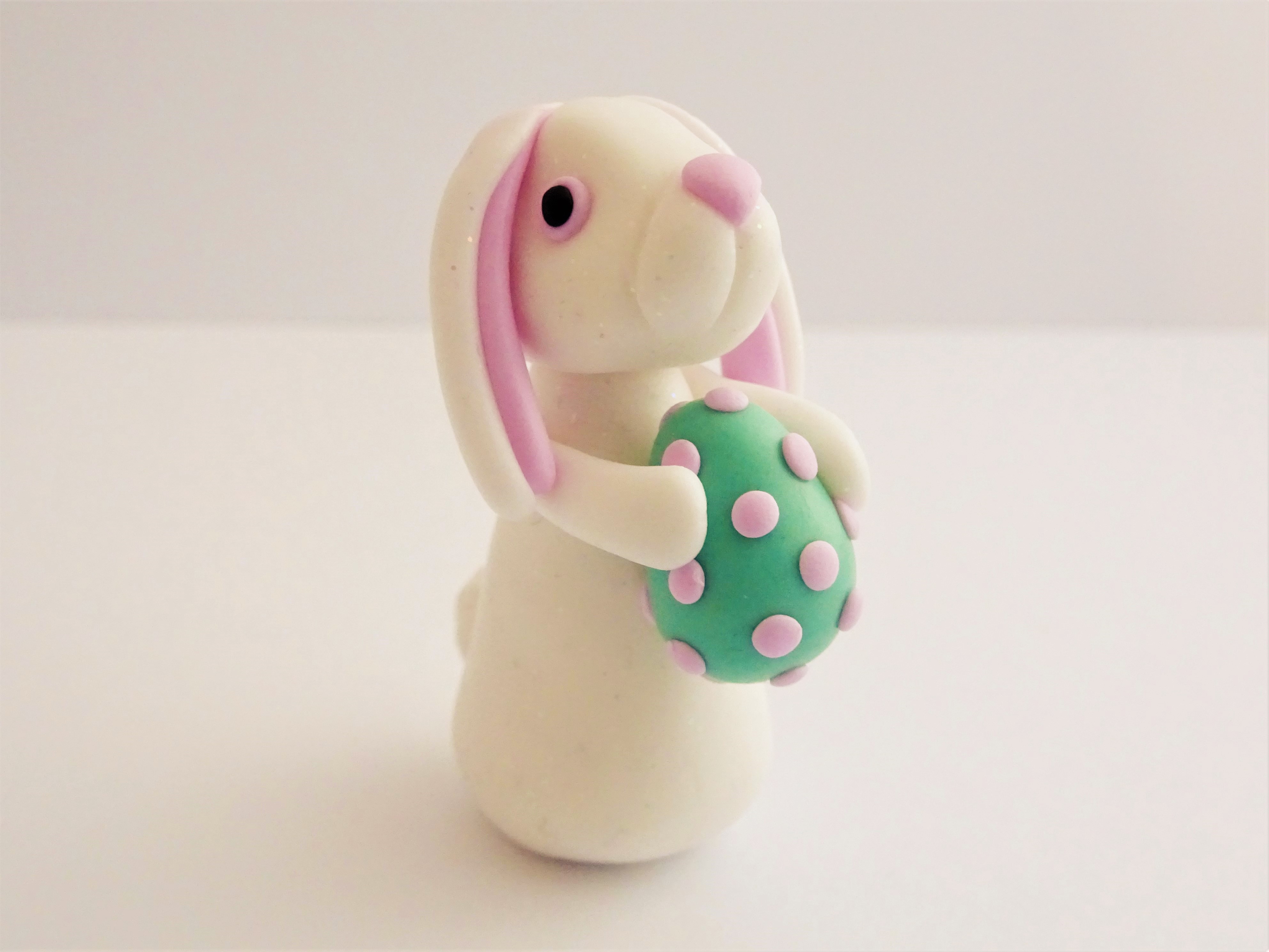 Easter bunny spring rabbit polymer clay tutorial