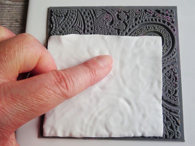 Faux Batik Polymer Clay Tutorial with Alcohol Inks