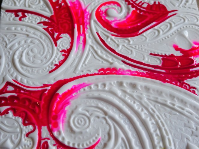 Faux Batik Polymer Clay Tutorial with Alcohol Inks