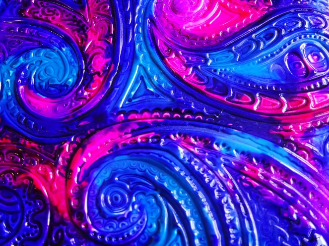 Faux Batik Polymer Clay Tutorial with Alcohol Inks