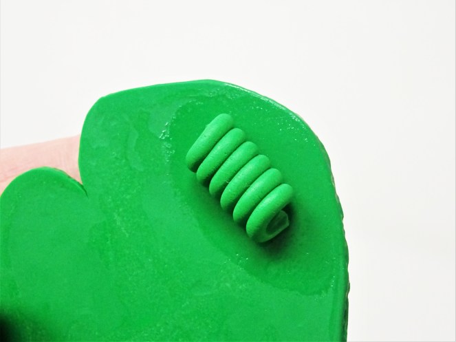 How to make a polymer clay statement necklace using a clay cane