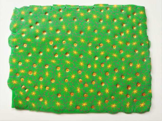 How to make a polymer clay statement necklace using a clay cane