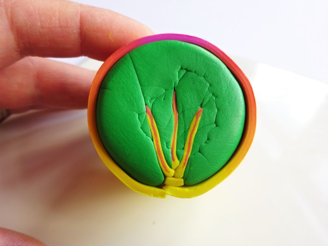 Tropical flower cane polymer clay tutorial