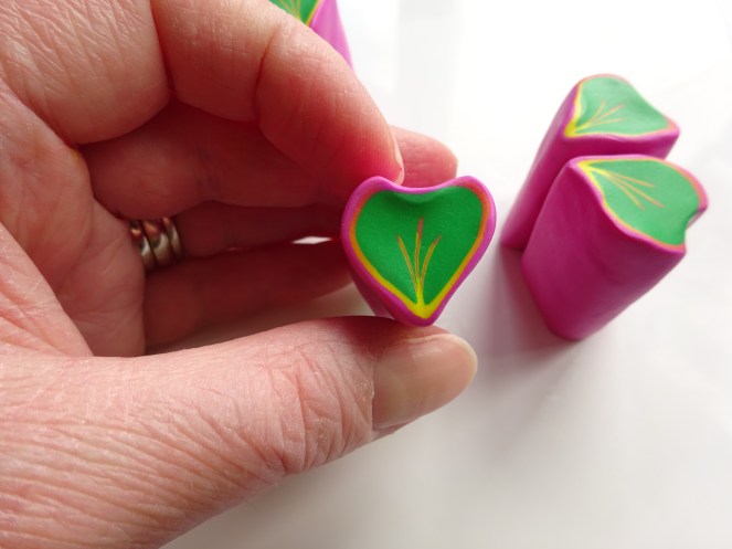 Tropical flower cane polymer clay tutorial