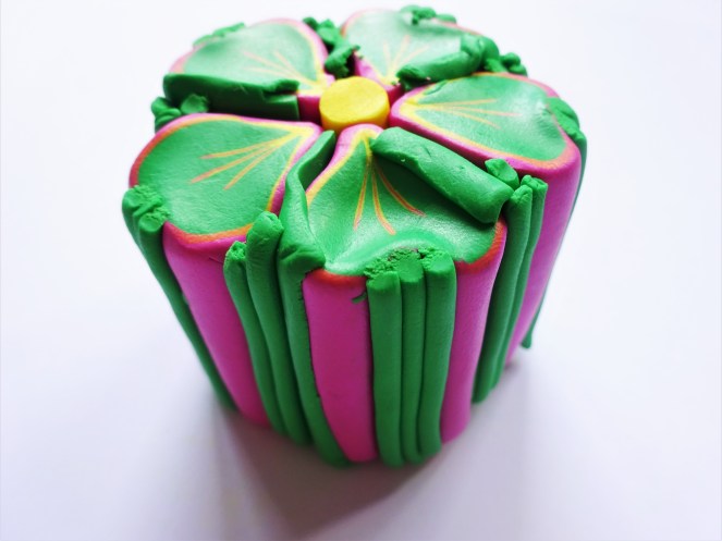 Tropical flower cane polymer clay tutorial