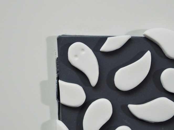 Halloween ghost polymer clay slab tutorial