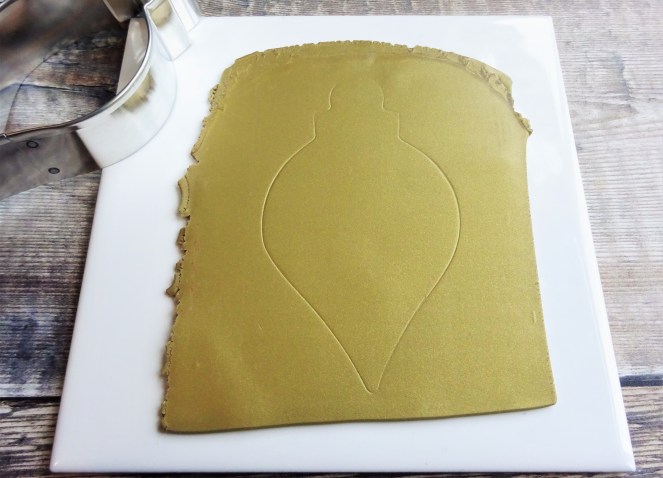 Hot fix crystal and liquid polymer clay Christmas ornament tutorial