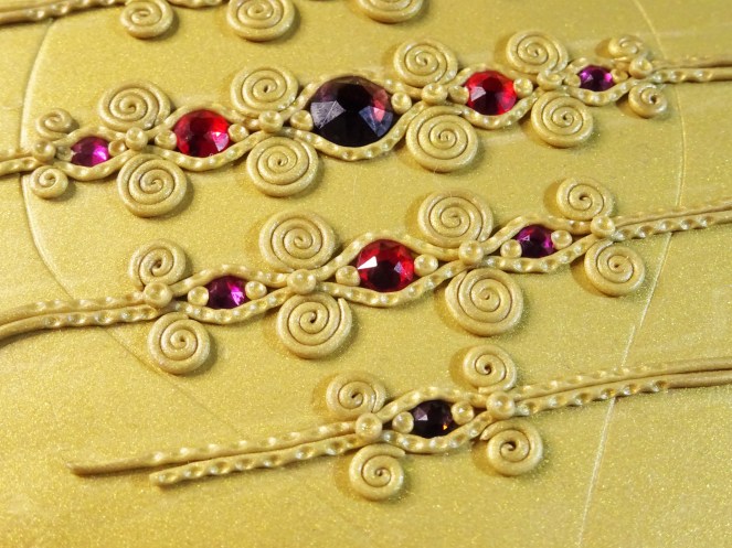 Hot fix crystal and liquid polymer clay Christmas ornament tutorial