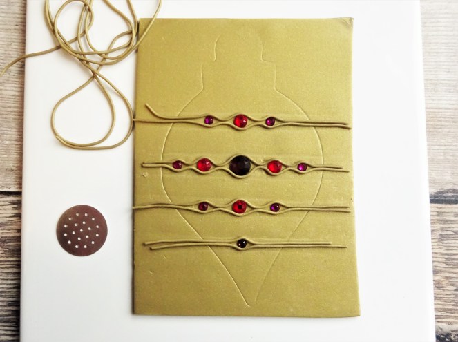 Hot fix crystal and liquid polymer clay Christmas ornament tutorial