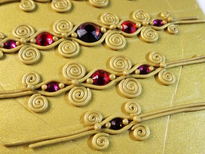 Hot fix crystal and liquid polymer clay Christmas ornament tutorial