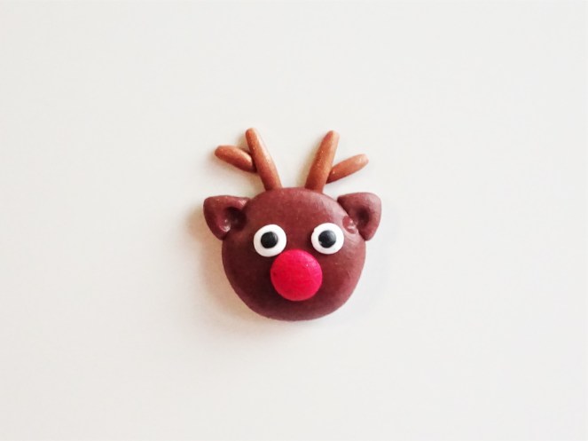 Christmas reindeer polymer clay slab tutorial