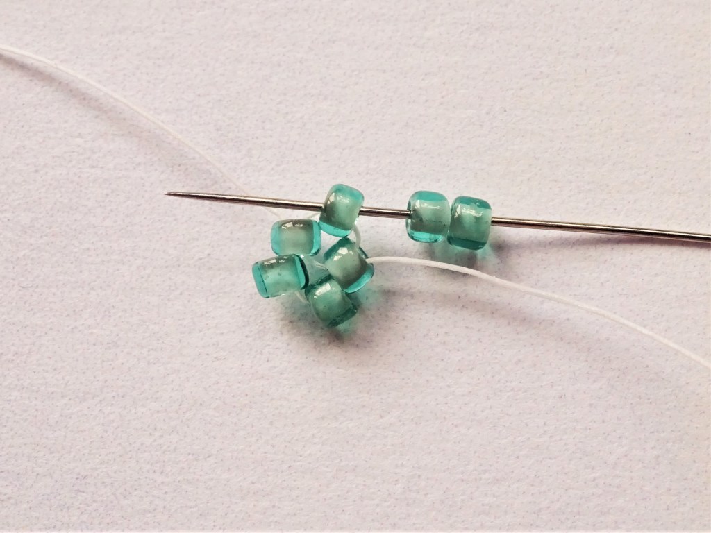 Peyote triangle bead weaving earring tutorial