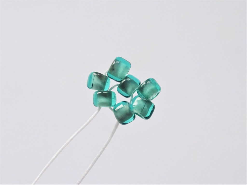 Peyote triangle bead weaving earring tutorial