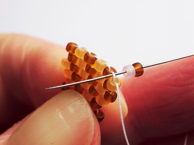 Easy-brick-stitch-ice-cream-cone-tutorial