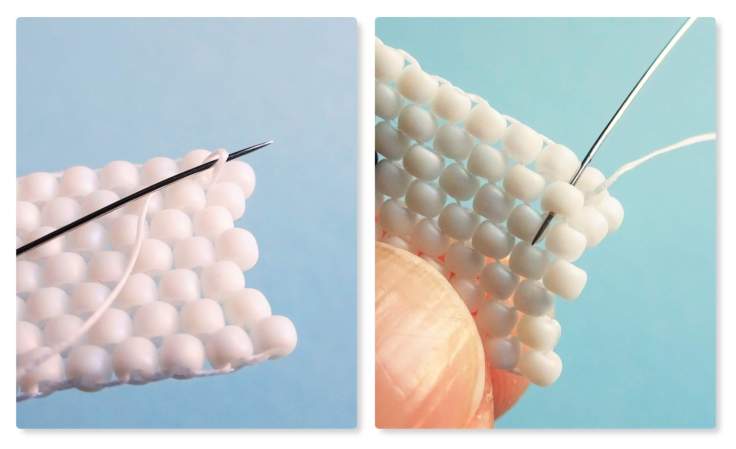 Easy ghost brick stitch tutorial