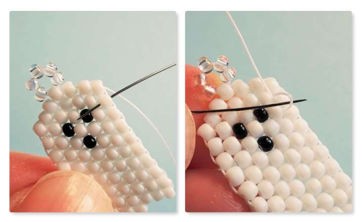 Easy ghost brick stitch tutorial