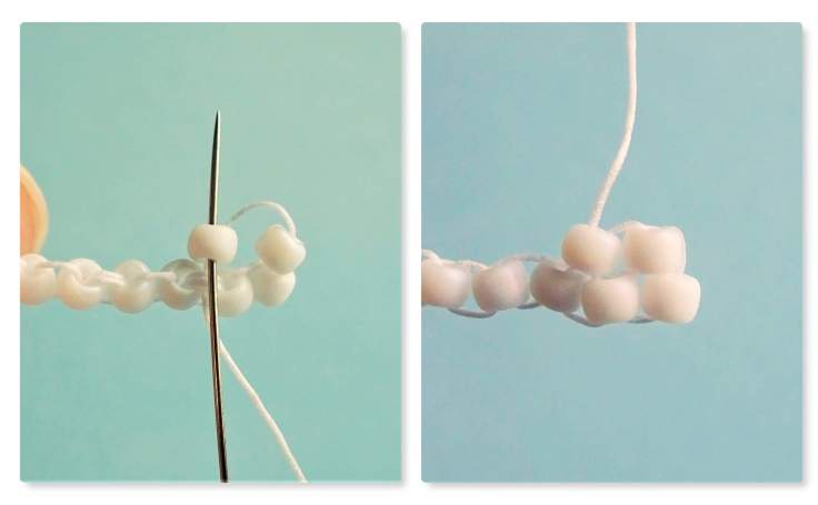 Easy ghost brick stitch tutorial