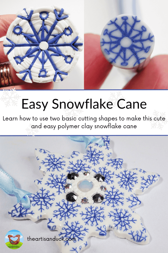 Easy-Snowflake-Cane-Polymer-Clay-Tutorial-The-Artisan-Duck