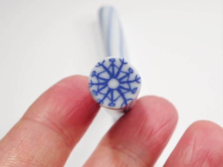 Easy-Snowflake-Cane-Polymer-Clay-Tutorial-The-Artisan-Duck
